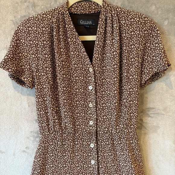 Gillian Vintage Floral 90s Retro Jumpsuit Sz 4 - Picture 2 of 8